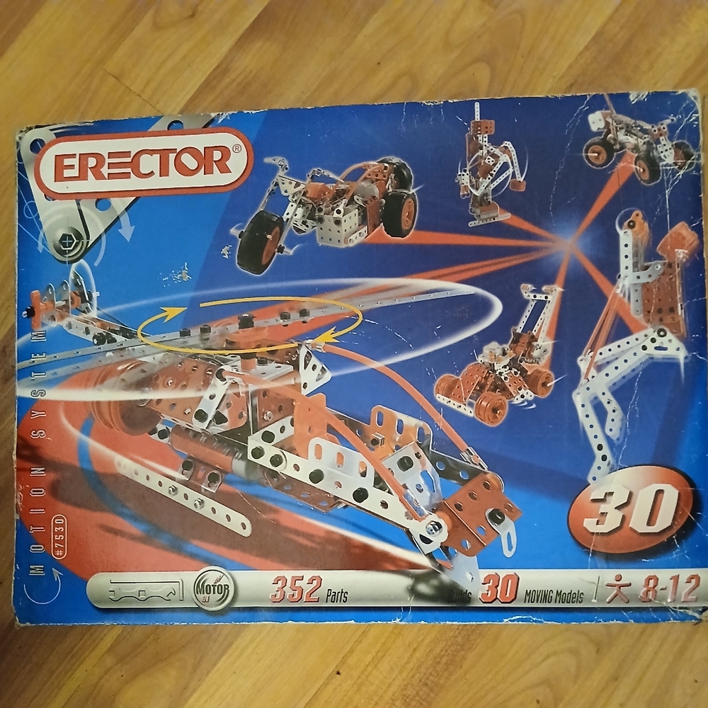 Erector set #7530 Motion system collection  Multimodels age 8-10